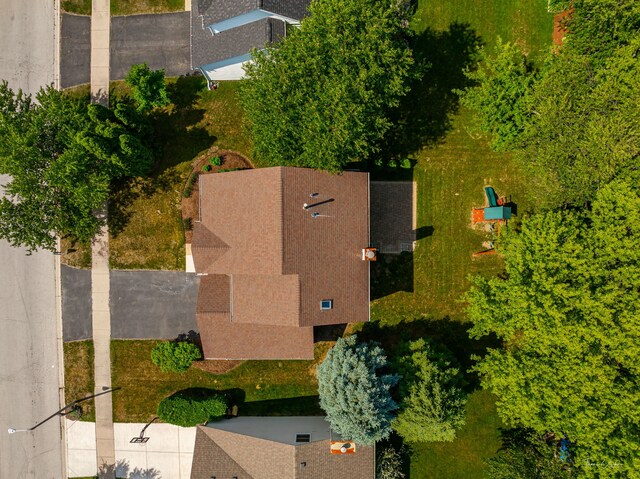 2248 Cheshire Dr, Aurora, IL 60502 - drone / aerial view