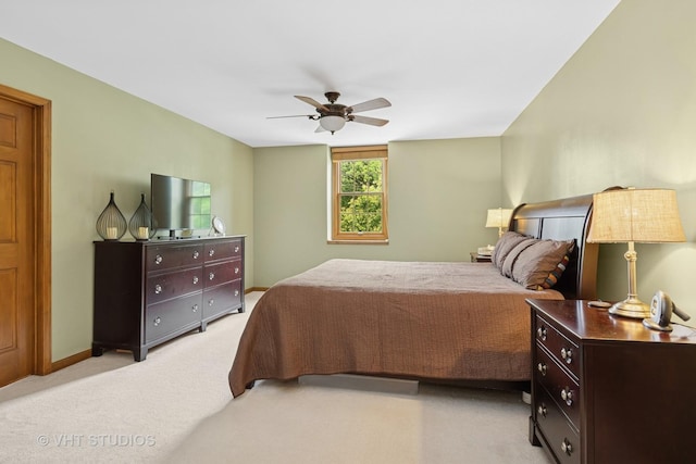 16 Rock River Ct, Naperville, IL 60565 - bedroom with light colored carpet and a ceiling fan