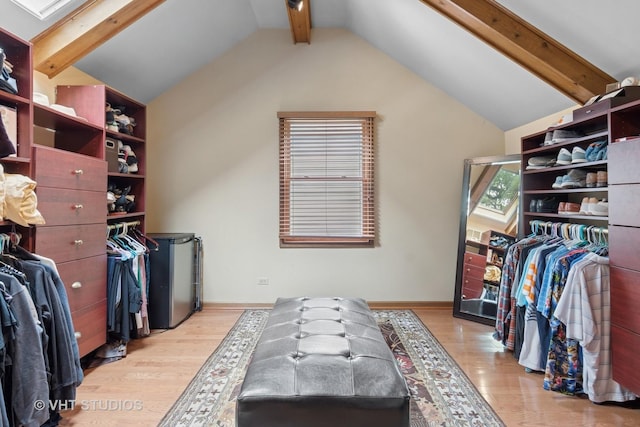 16 Rock River Ct, Naperville, IL 60565 - walk in closet with light wood-type flooring