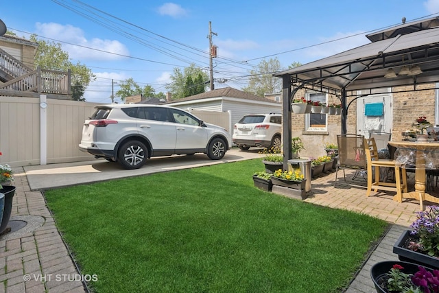 5814 N Campbell Ave, Chicago, IL 60659 - view of yard with a gazebo