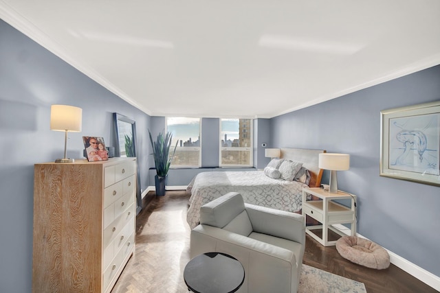 2626 N Lakeview Ave Unit 2703, Chicago, IL 60614 - bedroom with baseboards and crown molding