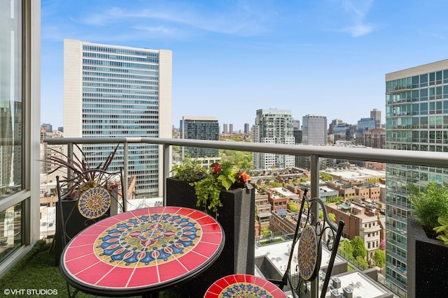 510 W Erie St Unit 1606, Chicago, IL 60654 - balcony featuring a city view