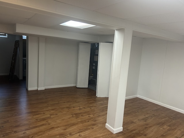 18W118 14th St, Villa Park, IL 60181 - finished basement with wood finished floors and baseboards