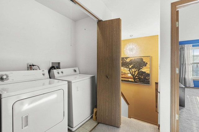 21628 Dogwood Rd Unit 120-3, Matteson, IL 60443 - laundry room with separate washer and dryer
