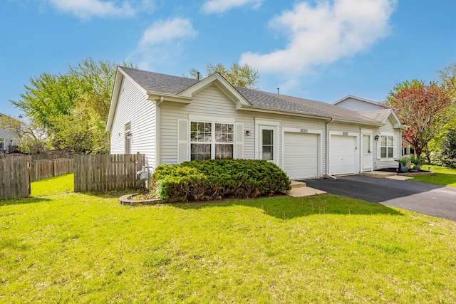 21315 W Edison Ln, Plainfield, IL 60544 - view of front of property featuring an attached garage, asphalt driveway, and roof with shingles