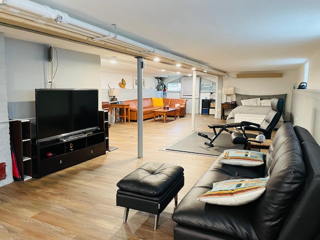 4623 S Harding Ave, Chicago, IL 60632 - living room featuring light wood-style floors