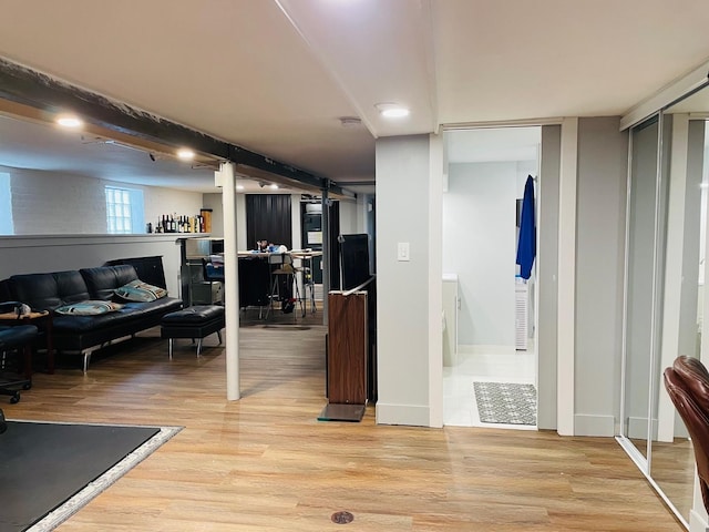 4623 S Harding Ave, Chicago, IL 60632 - interior space with light wood-style flooring and baseboards
