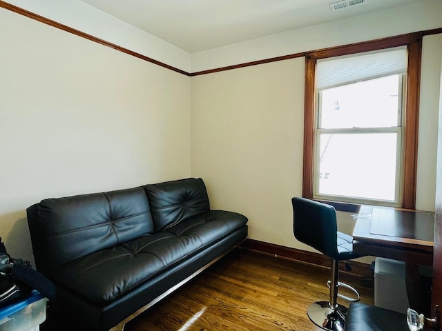 4623 S Harding Ave, Chicago, IL 60632 - office space featuring plenty of natural light, wood finished floors, and baseboards