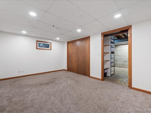 48W142 Milnamow Dr, Maple Park, IL 60151 - finished basement featuring carpet and recessed lighting