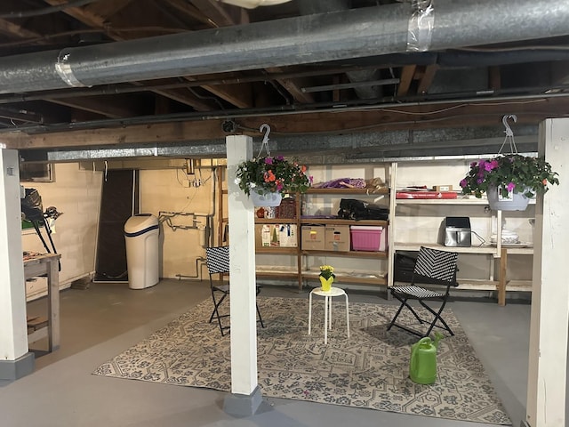 3816 N Washington St, Westmont, IL 60559 - unfinished below grade area with a water softener system