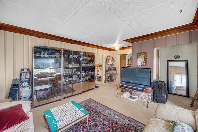 2748 Bellwood Ave, Melrose Park, IL 60164 - living room featuring carpet flooring