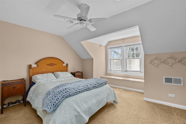 794 Dean Ave, Highland Park, IL 60035 - carpeted bedroom featuring lofted ceiling, baseboards, and a ceiling fan