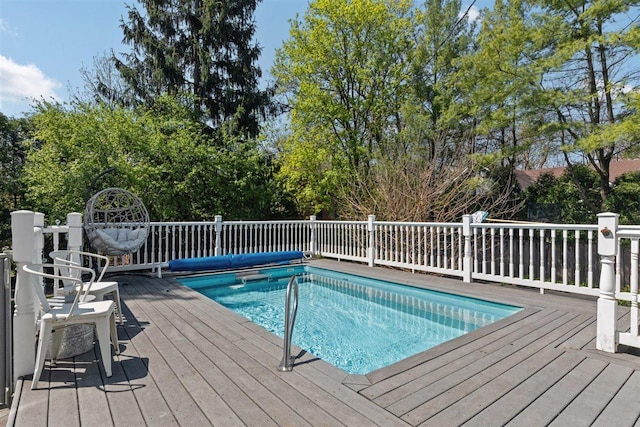 794 Dean Ave, Highland Park, IL 60035 - view of swimming pool with a deck