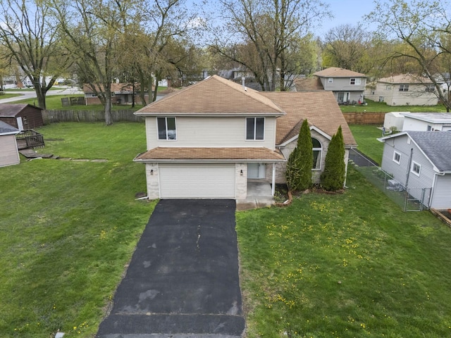 16215 S Trumbull Ave S, Markham, IL 60428 - traditional home with driveway, a garage, and a residential view
