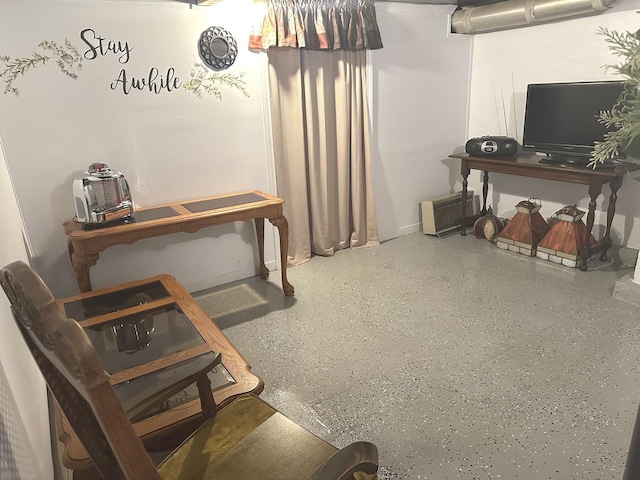 210 W S St, Sheffield, IL 61361 - miscellaneous room featuring speckled floor