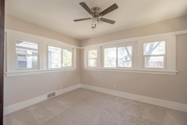 150 S 13th Ave, Maywood, IL 60153 - empty room with light colored carpet, baseboards, and ceiling fan
