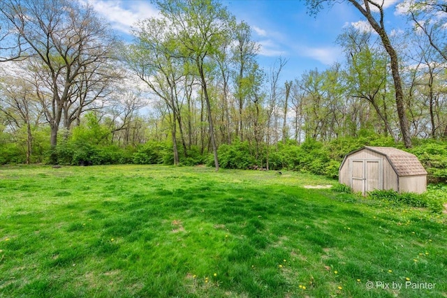 118 Centralia Pl, Poplar Grove, IL 61065 - view of green lawn featuring a shed and an outbuilding