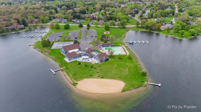 118 Centralia Pl, Poplar Grove, IL 61065 - bird's eye view of a nearby body of water