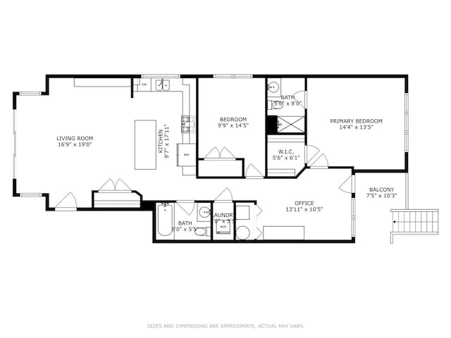 2451 S Western Ave Unit 3N, Chicago, IL 60608 - floor plan / room layout