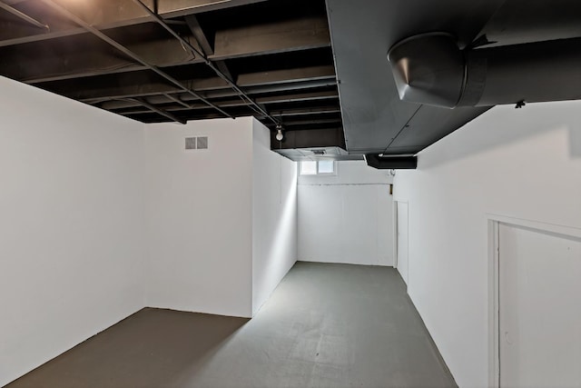 view of below grade area