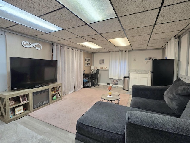 574 Aberdeen Rd, Frankfort, IL 60423 - living room featuring a paneled ceiling