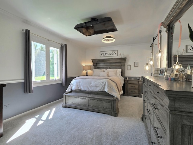 574 Aberdeen Rd, Frankfort, IL 60423 - bedroom with light carpet and ornamental molding