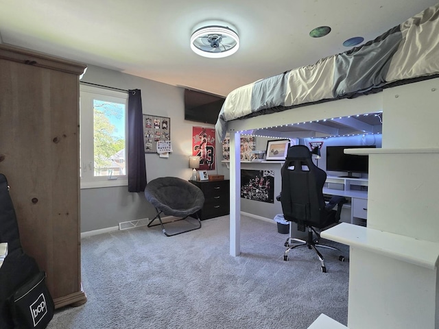 574 Aberdeen Rd, Frankfort, IL 60423 - bedroom featuring carpet flooring, an office area, and baseboards