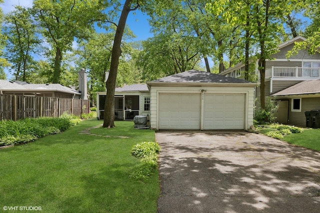 836 E Glenwood Rd, Glenview, IL 60025 - view of front of house with driveway and a sunroom