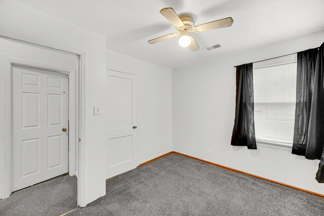 16781 Head St, Hazel Crest, IL 60429 - unfurnished bedroom featuring carpet flooring, baseboards, and a ceiling fan