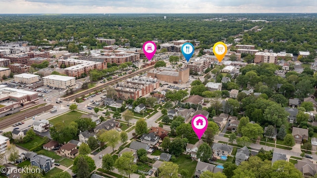 4929 Washington St, Downers Grove, IL 60515 - drone / aerial view of a heavily wooded area