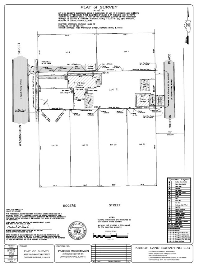 4929 Washington St, Downers Grove, IL 60515 - view of floor plan / room layout