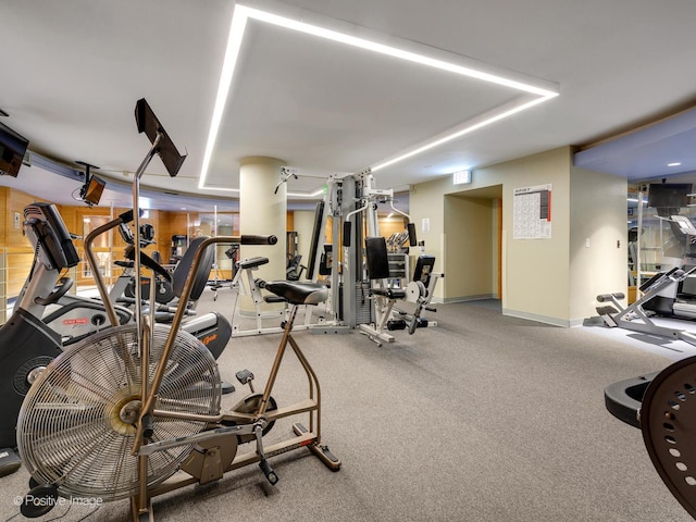 155 N Harbor Dr Unit 2011, Chicago, IL 60601 - exercise room with baseboards