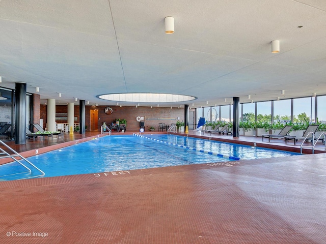 155 N Harbor Dr Unit 2011, Chicago, IL 60601 - indoor pool featuring a patio area