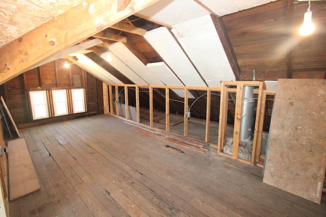 view of attic