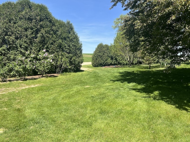 2493 W Mud Creek Rd, Mount Morris, IL 61054 - view of grassy yard with a view of countryside