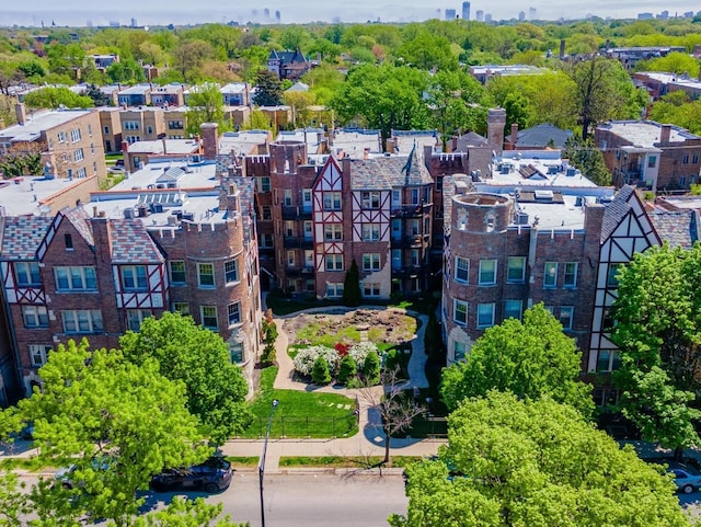 5717 N Kimball Ave Unit 2N, Chicago, IL 60659 - drone / aerial view