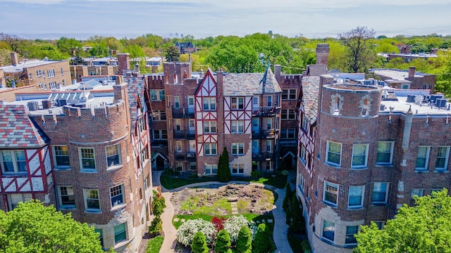 5717 N Kimball Ave Unit 2N, Chicago, IL 60659 - drone / aerial view