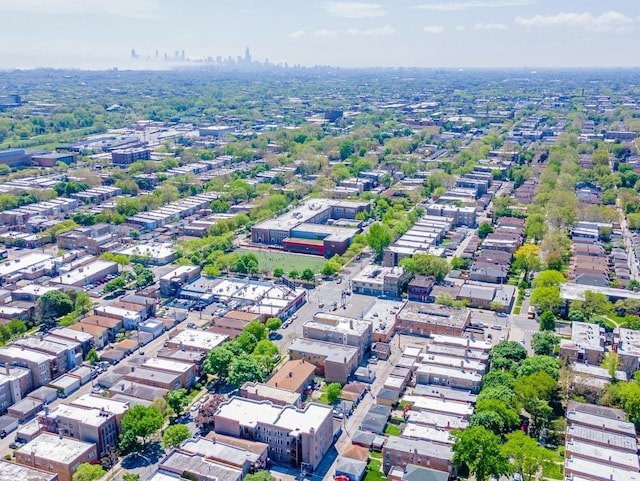 5717 N Kimball Ave Unit 2N, Chicago, IL 60659 - aerial overview of property's location featuring nearby urban area