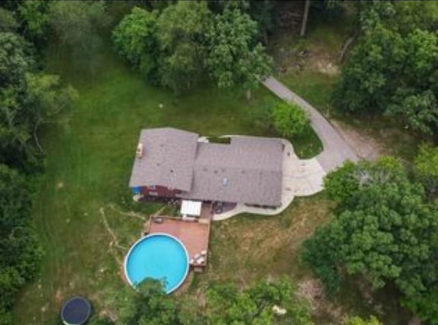 4182 Dawson Lake Rd, Poplar Grove, IL 61065 - aerial view of property's location with a pool