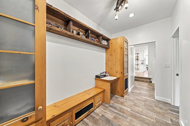 1224 S Mount Prospect Rd, Des Plaines, IL 60018 - mudroom with light wood-style flooring and baseboards