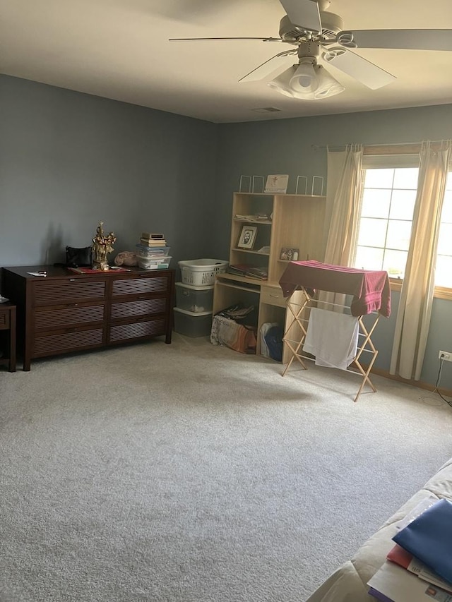 9423 Caledonia Dr, Tinley Park, IL 60487 - bedroom with carpet flooring and ceiling fan