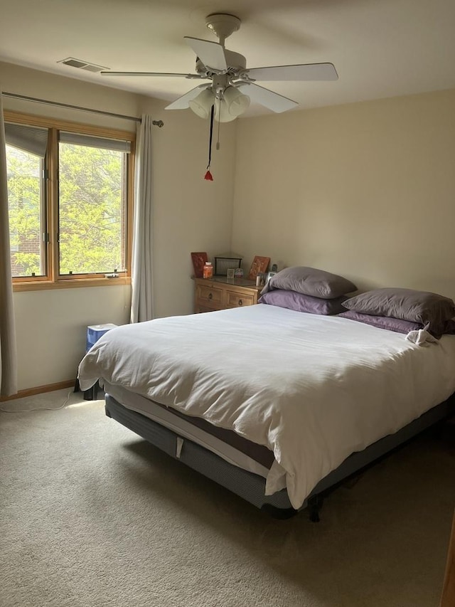 9423 Caledonia Dr, Tinley Park, IL 60487 - bedroom featuring carpet flooring, ceiling fan, and baseboards