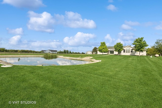 23803 E 3100 N Rd, Dwight, IL 60420 - view of grassy yard featuring a water view