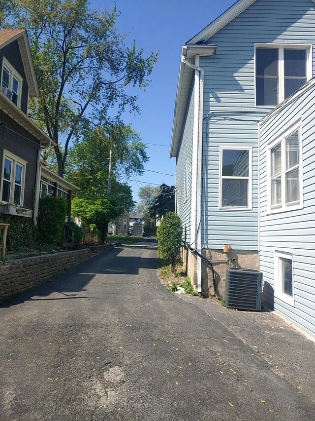 view of asphalt road