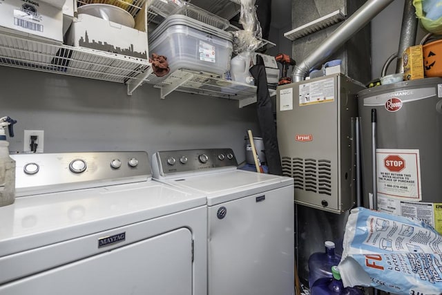19451 W Hoag Ct, Mundelein, IL 60060 - clothes washing area with washing machine and dryer