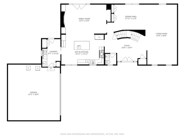 1215 Heather Ln, Glenview, IL 60025 - home floor plan