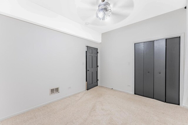1107 S Independence Blvd Unit 1, Chicago, IL 60624 - unfurnished bedroom featuring carpet, a closet, baseboards, and ceiling fan