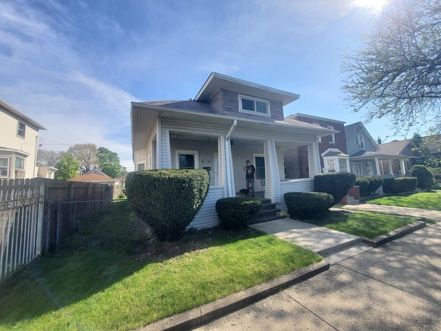bungalow with covered porch