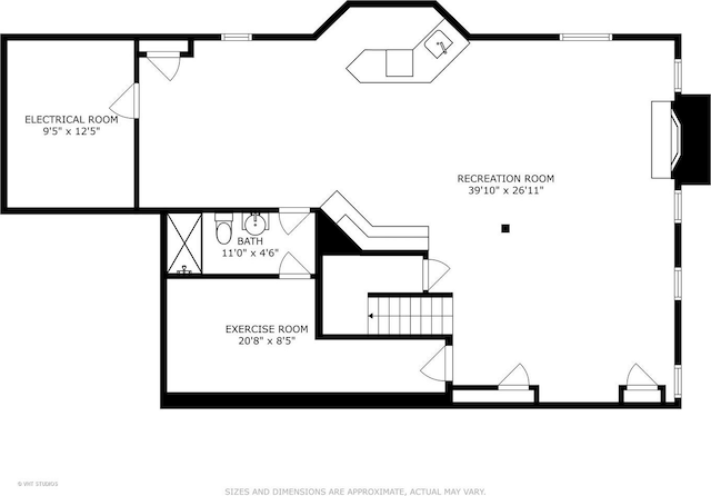 8250 Steepleside Dr, Burr Ridge, IL 60527 - floor plan / room layout