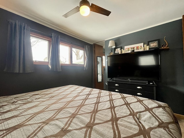18269 W Woodland Ter, Gurnee, IL 60031 - bedroom with ceiling fan